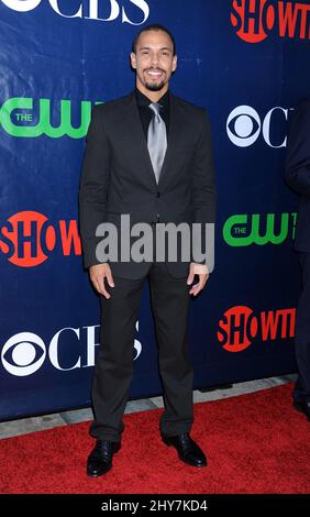 Bryton James nimmt an der CBS-, CW- und Showtime Summer TCA-Pressetour Teil. Stockfoto