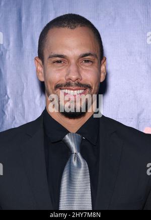 Bryton James nimmt an der CBS-, CW- und Showtime Summer TCA-Pressetour Teil. Stockfoto