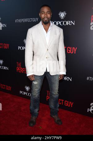 Michael Jai White nimmt an der Weltpremiere „The Perfect Guy“ im WGA Theatre, Los Angeles, USA, Teil. Stockfoto