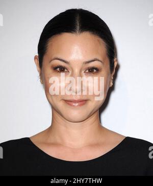 China Chow bei der Eröffnung des Broad Museums in Los Angeles, Kalifornien. Stockfoto