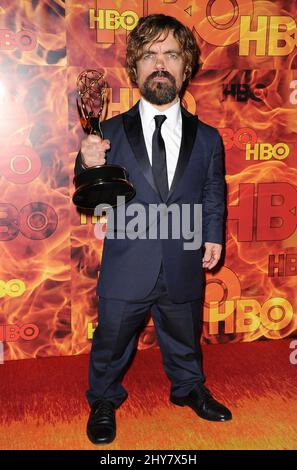 Peter Dinklage nimmt an der jährlichen Primetime Emmy Awards 67. - HBO After Party im Pacific Design Center Teil Stockfoto
