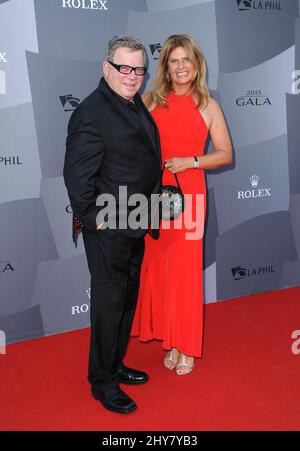 William Shatner und Elizabeth Shatner bei der ERÖFFNUNGSGALA 2015/16 der La Philharmonic: The Brilliance of Beethoven in der Walt Disney Concert Hall in Los Angeles, USA. Stockfoto