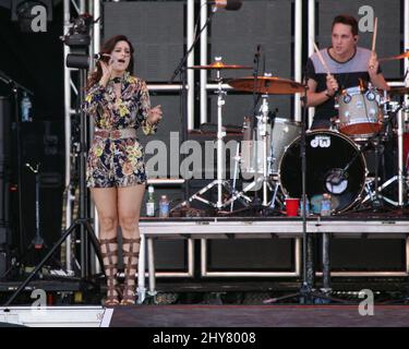 Gloriana während des Route 91 Harvest Country Music Festival 2015 im Las Vegas Resorts Village in Nevada. Stockfoto