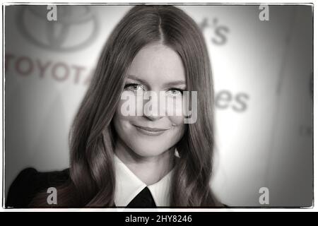 DARBY Stanchfield nimmt am 25.. Jahrestag der Environmental Media Association in den Warner Brother Studios Lot Teil Stockfoto