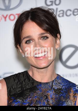 Robin Tunney nimmt am 25.. Jahrestag der Environmental Media Association in den Warner Brother Studios Lot Teil Stockfoto