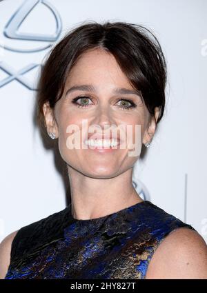 Robin Tunney nimmt am 25.. Jahrestag der Environmental Media Association in den Warner Brother Studios Lot Teil Stockfoto