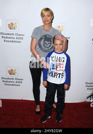 Jaime Pressly die Elizabeth Glaser Pediatric AIDS Foundation findet 26. zum jährlichen „A Time for Heroes“ in den Smashbox Studios statt Stockfoto