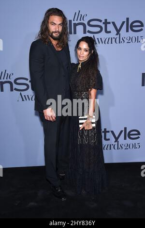 Lisa Bonet & Jason Momoa bei den InStyle Awards im Getty Center in Los Angeles, Kalifornien. Stockfoto