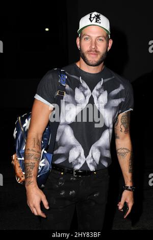 Johnny Wujek nimmt an der Eröffnung des Rebecca Minkoff Flagship Store in der Melrose Avenue in Los Angeles, Kalifornien, Teil. Stockfoto