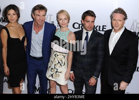 Cristina Rosato, Dennis Quaid, Kate Bosworth, Christian Cooke, Cary Elwes bei der Premiere von „The Art of More“ in den Sony Picturs Studios in Los Angeles, USA. Stockfoto