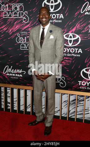 John Salley nimmt an den Soul Train Music Awards 2015 in der Orleans Arena, Orleans Hotel & Casino, Las Vegas Teil. Stockfoto