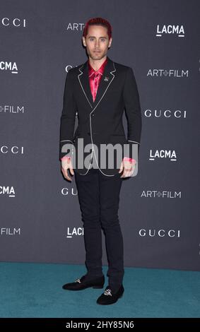 Jared Leto nimmt an der LACMA 2015 Art+Film Gala zu Ehren von James Turrell und Alejandro G Inarritu am 7. November 2015 in Los Angeles, CA, USA, Teil. Stockfoto