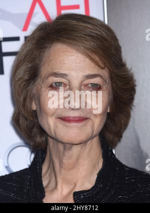 11. November 2015 Hollywood, Ca. Charlotte Rampling 2015 AFI FEST Hommage an Charlotte Rampling und Tom Courtenay im TCL Chinese Theatre. Stockfoto