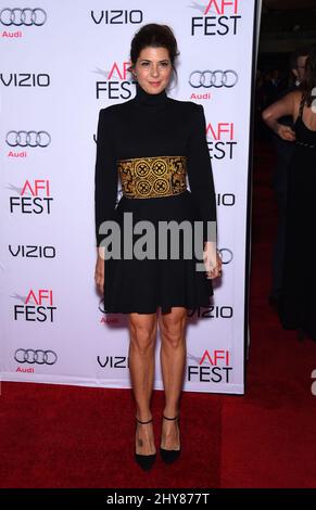 Marisa Tomei nimmt an der Abschlussgala des AFI Fest 2015 Teil: „The Big Short“-Weltpremiere im chinesischen Theater. Stockfoto