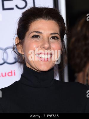 Marisa Tomei nimmt an der Abschlussgala des AFI Fest 2015 Teil: „The Big Short“-Weltpremiere im chinesischen Theater. Stockfoto