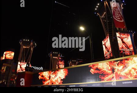 Atmosphäre 'The Hunger Games: Mockingjay - Part 2' Los Angeles Premiere im Microsoft Theater Stockfoto