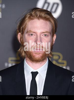 Domhnall Gleeson 'Star Wars: The Force Awakens' Weltpremiere im Dolby Theater Stockfoto