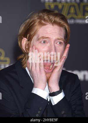 Domhnall Gleeson 'Star Wars: The Force Awakens' Weltpremiere im Dolby Theater Stockfoto