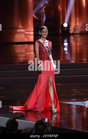 Miss Philippines, Pia Alonzo Wurtzbach nimmt am Miss Universe Preliminary Competition, Planet Hollywood Resort & Casino, Teil Stockfoto