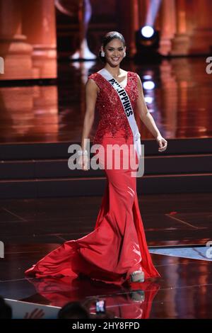 Miss Philippines, Pia Alonzo Wurtzbach nimmt am Miss Universe Preliminary Competition, Planet Hollywood Resort & Casino, Teil Stockfoto