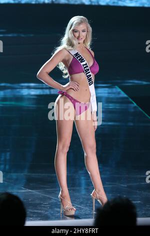 Miss Neuseeland, Samantha McClung nimmt am Miss Universe Preliminary Competition, Planet Hollywood Resort & Casino, Teil Stockfoto