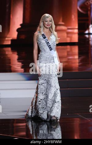 Miss Neuseeland, Samantha McClung nimmt am Miss Universe Preliminary Competition, Planet Hollywood Resort & Casino, Teil Stockfoto