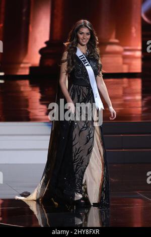 Miss Italien, Giada Pezzaioli nimmt am Miss Universe Preliminary Competition, Planet Hollywood Resort & Casino, Teil Stockfoto