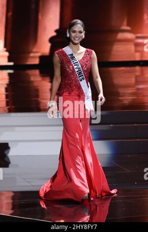 Miss Philippines, Pia Alonzo Wurtzbach nimmt am Miss Universe Preliminary Competition, Planet Hollywood Resort & Casino, Teil Stockfoto