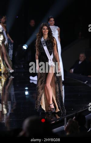 Miss Italien, Giada Pezzaioli nimmt am Miss Universe Preliminary Competition, Planet Hollywood Resort & Casino, Teil Stockfoto