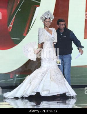 Miss Philippinen, Pia Alonzo Wurtzbach nimmt an der Miss Universe National Costume Show 2015, Planet Hollywood Resort & Casino, Teil Stockfoto