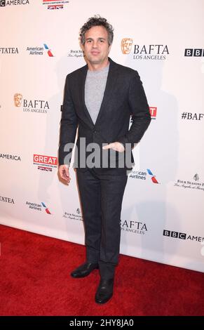 Mark Ruffalo, der an der British Academy of Film and Television Arts in Los Angeles teilnimmt, veranstaltet die BAFTA Tea Party 2016 im Four Seasons Los Angeles in Beverly Hills Stockfoto