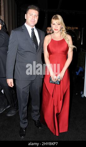 Jodie Sweetin nimmt an der Afterparty der Weinstein Company und Netflix Golden Globes im Beverly Hilton Hotel in Beverly Hills, Kalifornien, Teil. Stockfoto