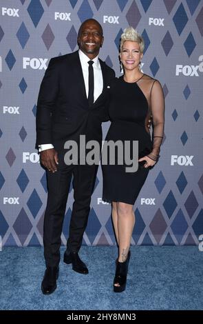 Terry Crews und Rebecca King-Crews FOX Winter TCA 2016 All-Star Party im Langham Huntington Hotel Stockfoto