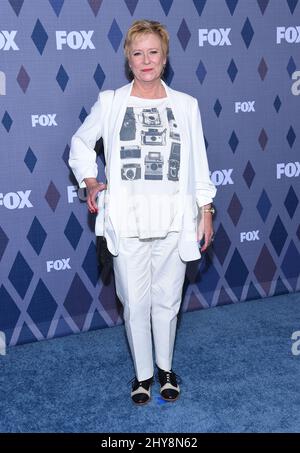 Eve Plumb nimmt an der FOX Winter TCA 2016 Party im Langham Huntington Hotel & Spa Teil. Stockfoto