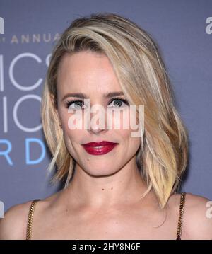 Rachel McAdams besuchte den Presseraum für die Annual Critics' Choice Awards 21. in Los Angeles, Kalifornien. Stockfoto