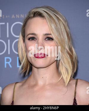 Rachel McAdams besuchte den Presseraum für die Annual Critics' Choice Awards 21. in Los Angeles, Kalifornien. Stockfoto
