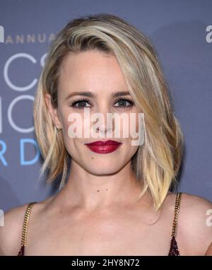 Rachel McAdams besuchte den Presseraum für die Annual Critics' Choice Awards 21. in Los Angeles, Kalifornien. Stockfoto