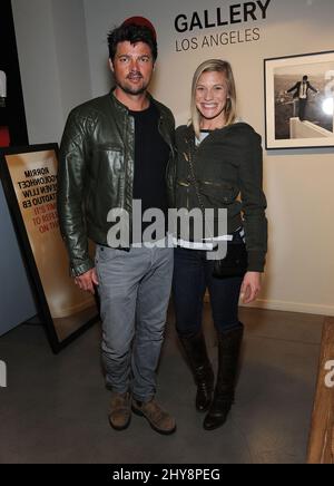 Karl Urban & Katee Sackhoff bei Billy Zane & Dennys Ilic Opening Night Künstlerempfang in der Leica Gallery in Los Angeles, USA. Stockfoto