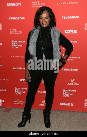 Vanessa Bell Calloway bei der Southside With You Premiere beim Sundance Film Festival 2016 im Eccles Theater in Park City, Utah. Stockfoto