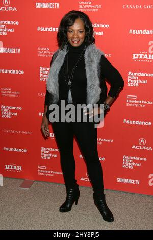 Vanessa Bell Calloway bei der Southside With You Premiere beim Sundance Film Festival 2016 im Eccles Theater in Park City, Utah. Stockfoto