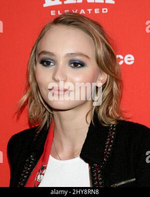 Lily-Rose Depp bei der Premiere von „Yoga Hoser“ beim Sundance Film Festival 2016 Stockfoto