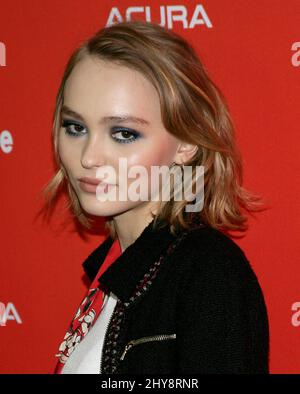 Lily-Rose Depp bei der Premiere von „Yoga Hoser“ beim Sundance Film Festival 2016 Stockfoto