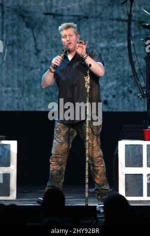 Gary LeVox von Rascal Flatts tritt beim Rascal Flatts Rhythm & Roots Concert im Joint, Hard Rock Hotel & Casino auf Stockfoto