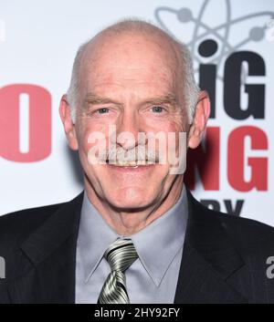 Casey Sander, der an der „Big Bang Theory“ teilnimmt, feiert die 200.. Episode im Vibiana. Stockfoto