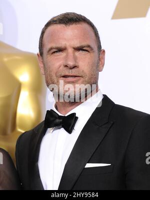 Liev Schreiber im Pressesaal während der Annual Academy Awards 88. - Pressesaal im Dolby Theater. Stockfoto