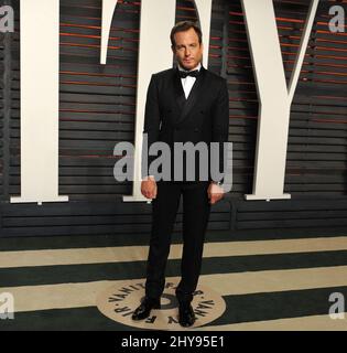 Will Arnet kommt auf der Vanity Fair Oscar Party in Beverly Hills, Los Angeles, CA, USA, am 28. Februar an, 2016. Stockfoto