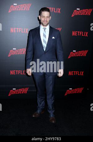 Ben Thompson 'Daredevil' Saison 2 Premiere auf dem AMC Loews Lincoln Square 13 am 25. Februar 2016. Stockfoto