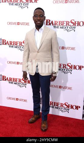 Lamorne Morris bei der Premiere von 'Barbershop: The Next Cut' in Los Angeles Stockfoto