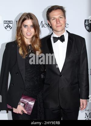 Prinzessin Beatrice und Dave Clark treffen am Mittwoch, dem 13. April 2016, bei der Gala von Sean Parker und der Parker Foundation ein Meilenstein in der medizinischen Forschung in Los Angeles ein. Stockfoto