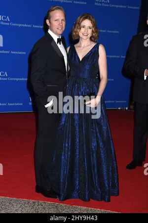 Jenna Fischer & Lee Kirk White House Correspondenten' Association im Washington Hilton Stockfoto